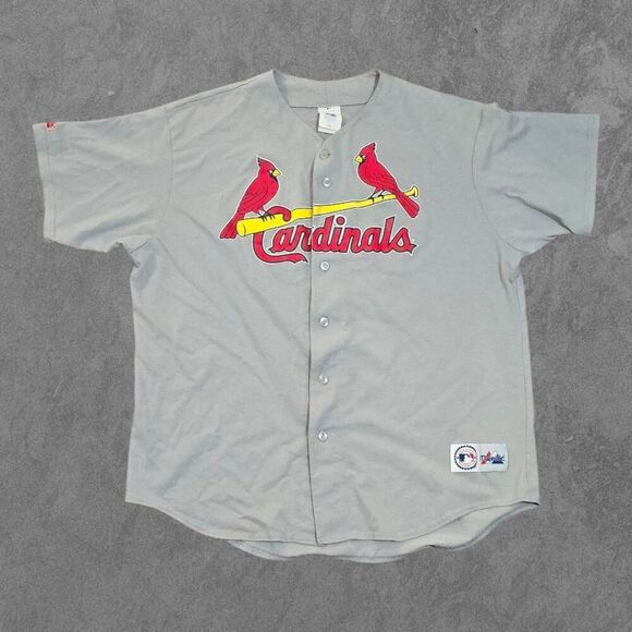 Vintage  Majestic St Louis Cardinals Mark McGwire MLB Baseball Jersey 2XL - Picture 1 of 8